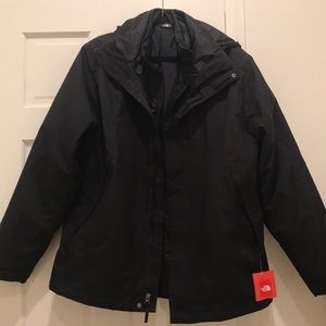 The North Face 2 in 1 waterproof jacket NWT